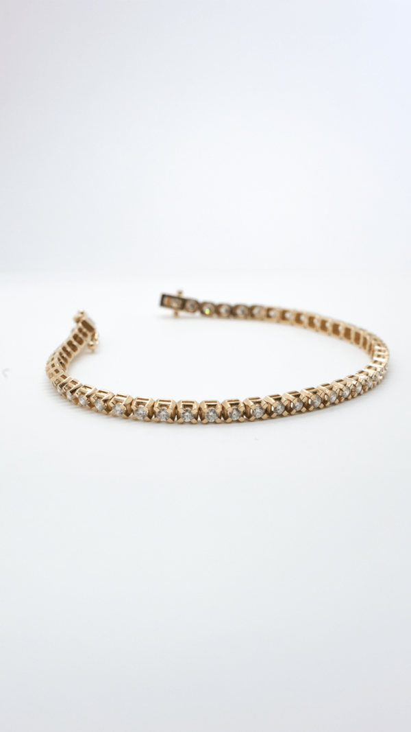 Sierra Gold Tennis Bracelet